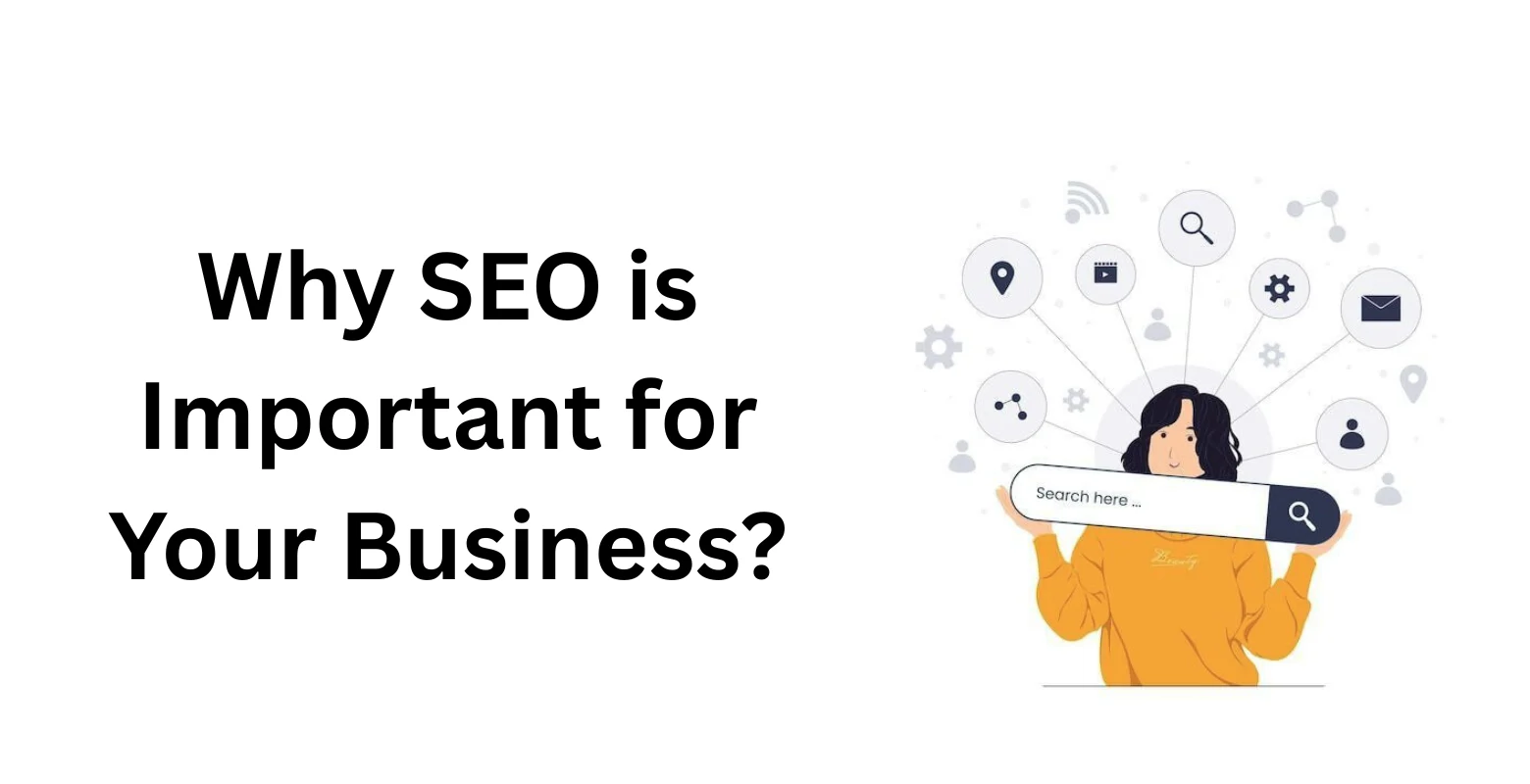 Illustration explaining why SEO is important for business growth and online visibility