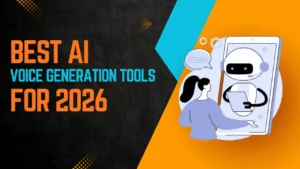 Best AI voice generation tools illustration for 2026